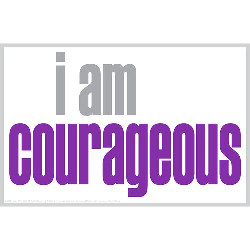 Inspired Minds ISM0016P I Am Courageous Poster
