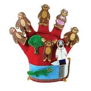 Get Ready 741 Monkeys Jumping on the Bed glove puppet and CD