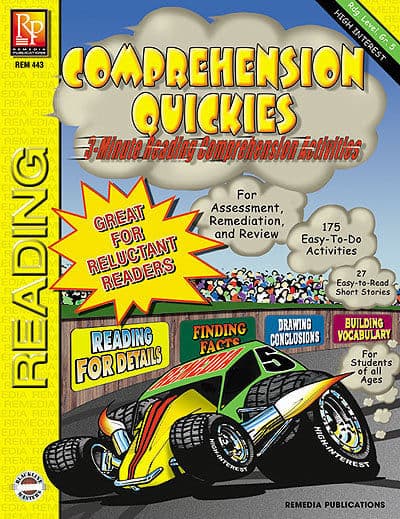 Remedia Publications 443 Comprehension Quickies -Rdg. Level 5