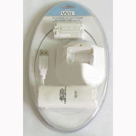 Firstsing FS19200 Remote Controller 1800mAh Rechargeable Battery Pack for Wii