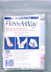 Action Bag 71130 Floss-A-Way Organizer-3 in. x 5 in. 100-Pkg 