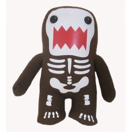 Licensed 2 Play 617 License 2 Play - Domo Skeleton Glow in the Dark Plush, 9 Inches