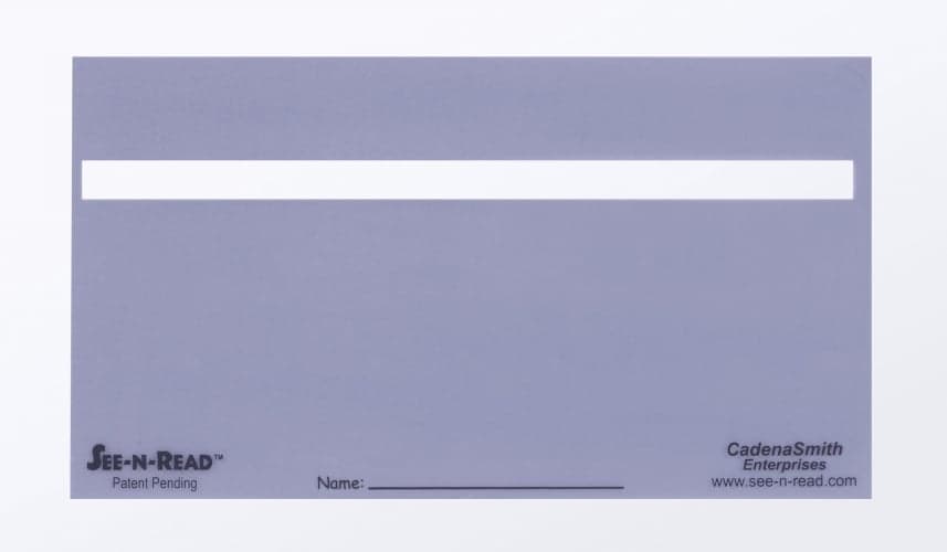 Cadena Smith Enterprises CE1108 See-N-Read Reading Tools-Document Size- Pack of 10