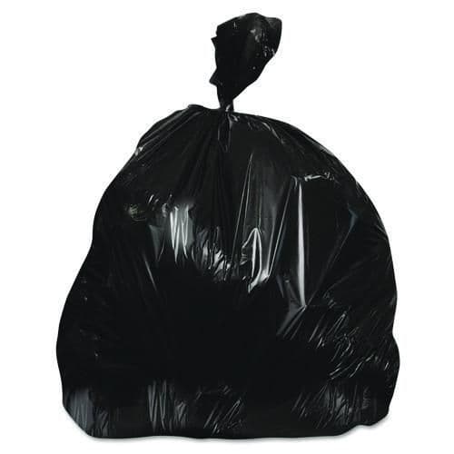 Linear Low-Density Ecosac, 33 x 39, 33-gal, 1.0 Mil, Black, 25/PK, 6 PK/CT