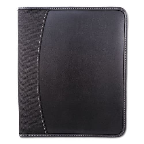 Writing Case, 9 x 11 x 1, Black, Leather