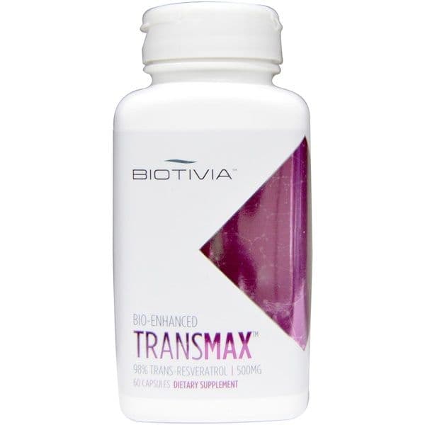 Biotivia, Transmax, 500 mg, 60 Capsules 120 Count (2x60)