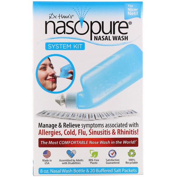 Nasopure, Nasal Wash System, System Kit, 1 Kit 1 Count