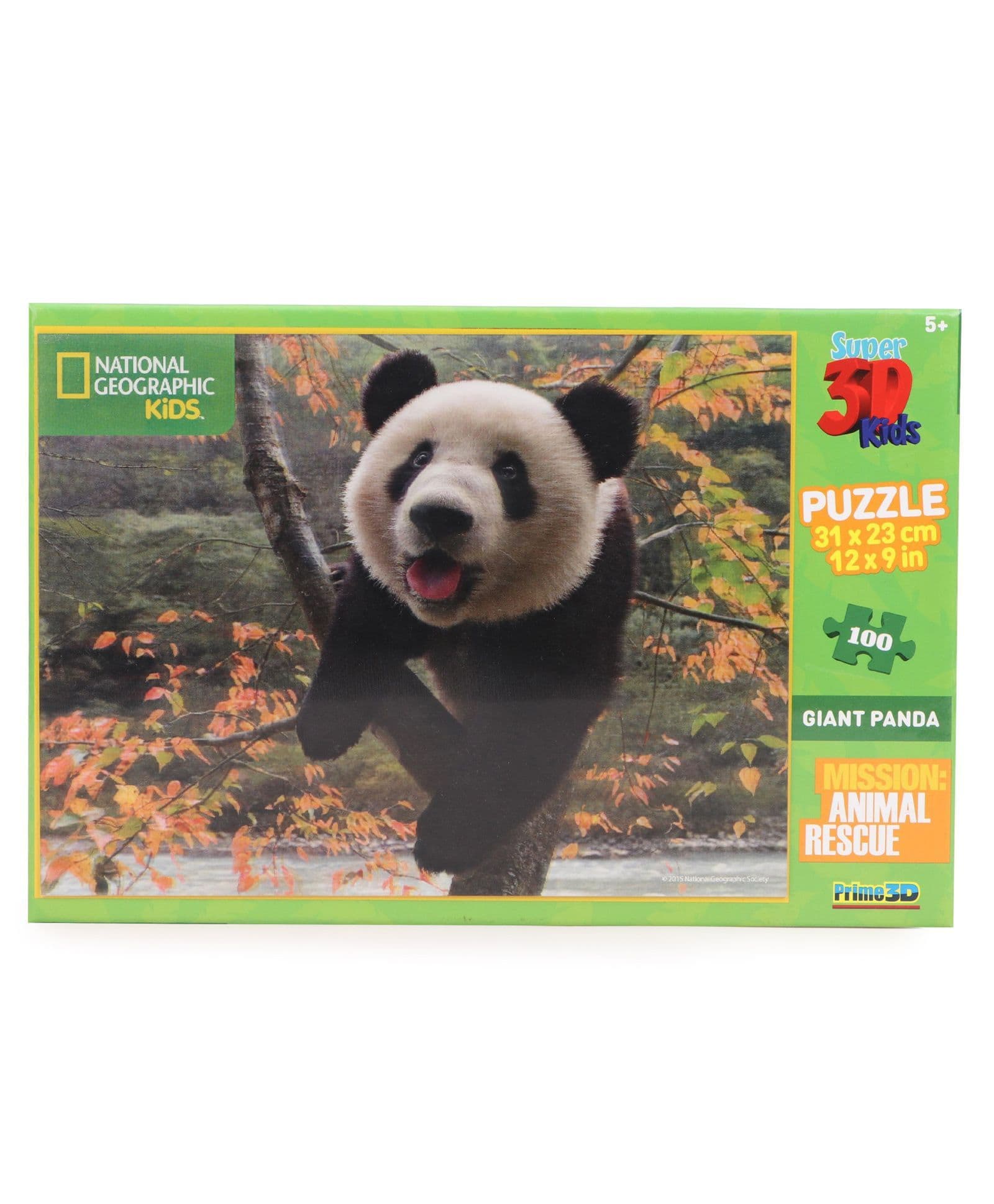 Prime3D Giant Panda Puzzle - 100 Pieces
