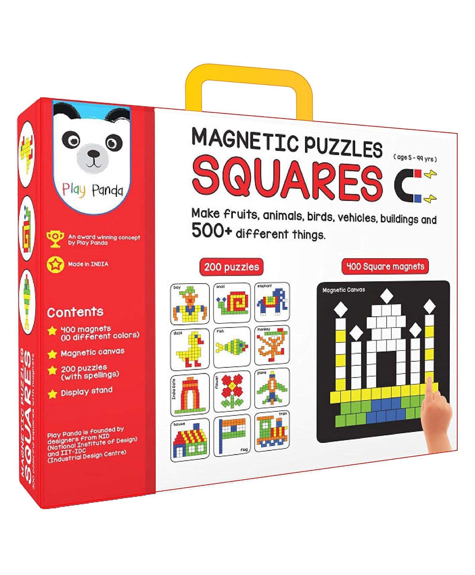 Ratnas Small Magnetic Square Puzzle With Canvas