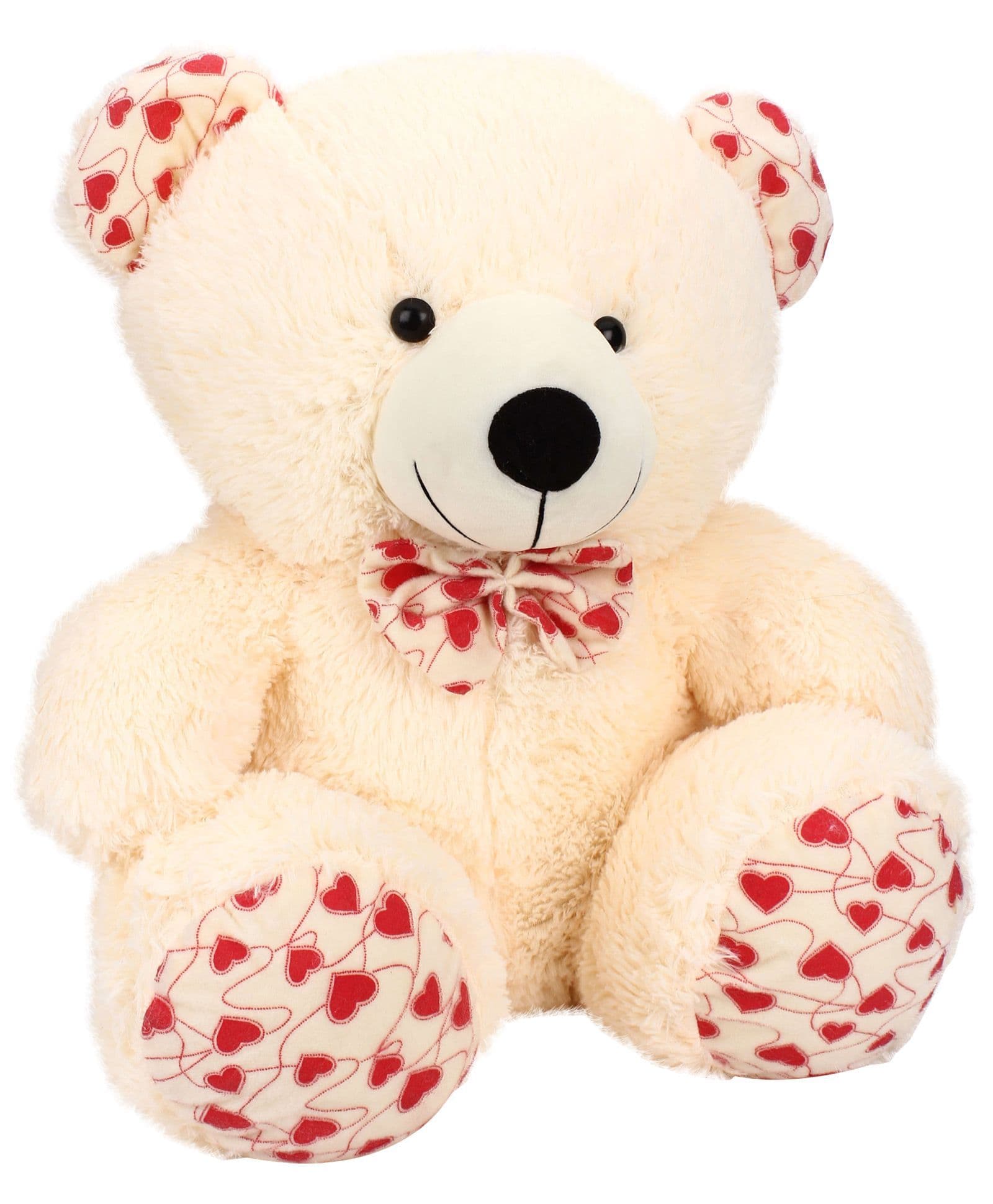 Playtoons Teddy Bear Soft Toy Off White