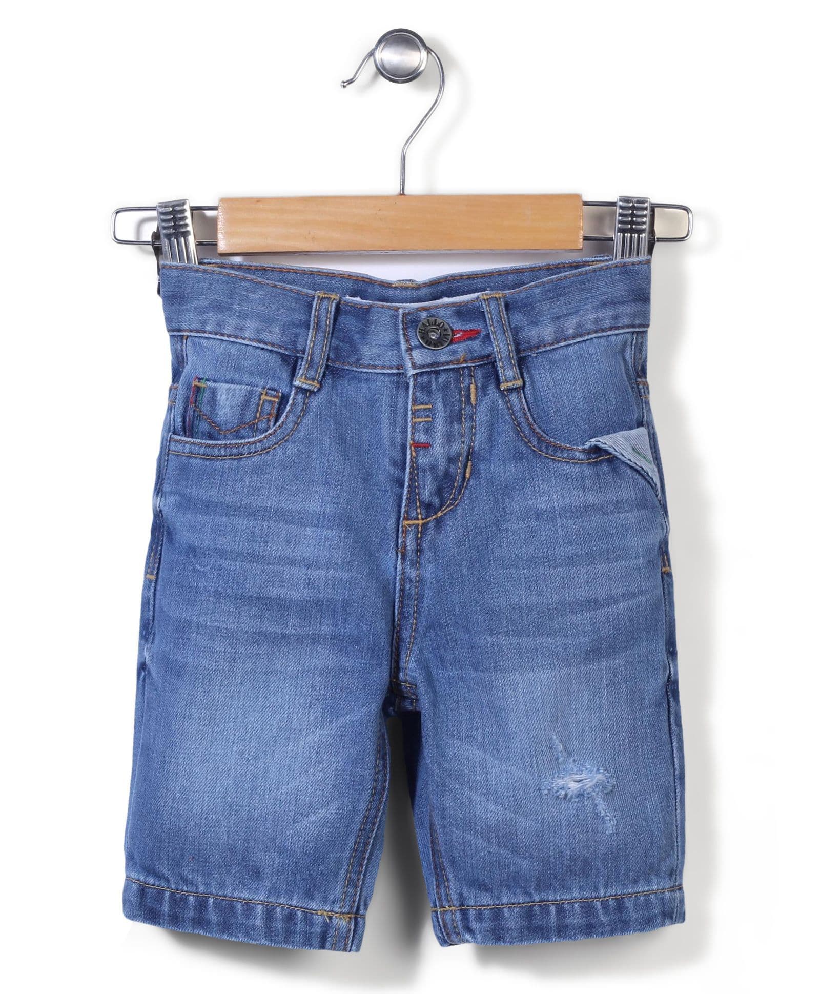 Hallo Heidi Denim Shorts - Blue