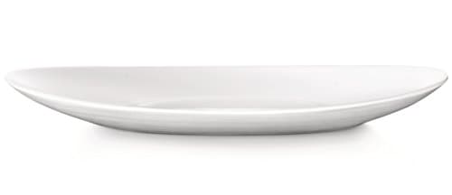 Oval Shaped Prometeo Oversized Serving/Steak Platters in Brilliant White (2 Pieces)