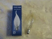 3 x Dazzler Brand E12 CES Candelabra Clear Flame Tip Candle Lamp Light Bulb 240V
