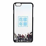 Bts I Need U Logo Blue iPhone 6/6s Case (Black Rubber)