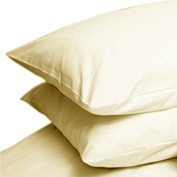Luxurious Linens Limited Extra Large Cream PillowCase Pair