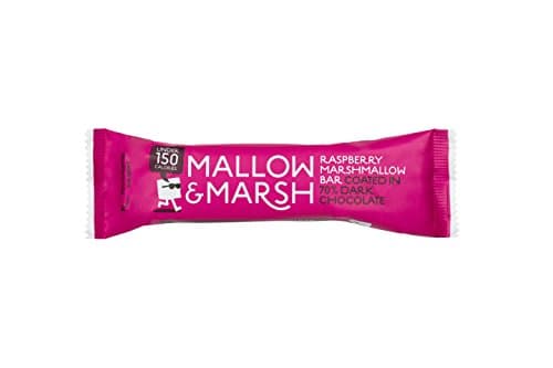 Raspberry Marshmallow Bar Coated in 70% Dark Chocolate (Case of 12)