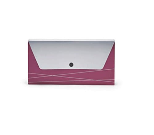odefc Small Folder Package Bill Holder Receipt Organ Bag 13 Wallet Wallet ( Color : Rose red , Size : *9 )