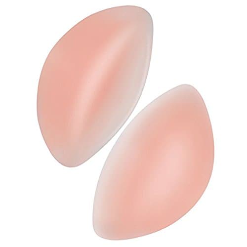 Nuohan Women's Bra Inserts Silicone Breast Enhancer Shaper Push up Bra Pads (One Size, Nude Teardrop)