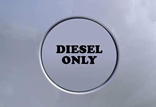 6 X DIESEL ONLY FUEL CAP STICKER / DECAL CAR VAN 4X4 FUEL DOOR STICKER