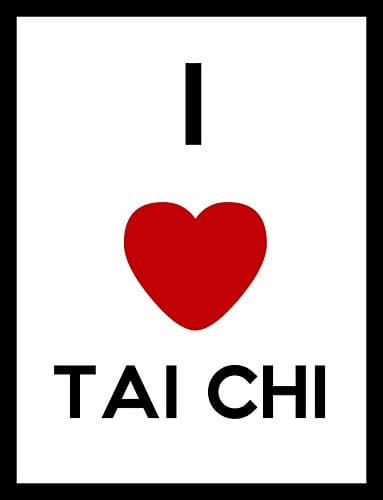 I Love Tai Chi - Framed Poster Print - A4 Size (300 X 210mm)