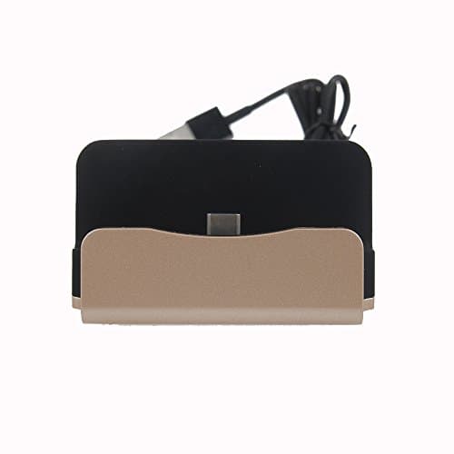 Boweike Desktop Charging Dock Station Cradle USB Type-C Charger Adapter for OnePlus 2 / Microsoft Lumia 950 / 950XL / Gigaset ME / Gigaset ME Pro / Gigaset ME Pro Pure /ZUK Z1 / Innos D6000 (Golden)