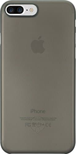 Ozaki O. Coat 0.4 Jelly Slim 2 in 1 Case Set for Apple iPhone 7 Plus (Black and Transparent Cover