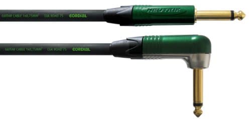 CordialEncore 6m Straight to Angled Instrument and Guitar Cable