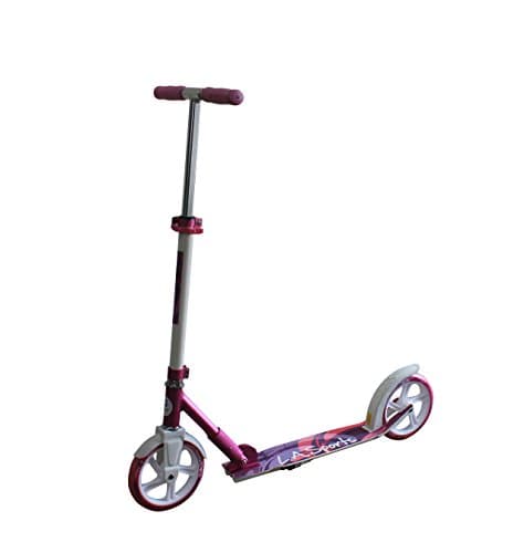 Platinum Series Foldable Commuting Push Scooter Big 200mm Wheels - Pink - suitable for Adults and Kids 7+