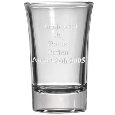 Personalized 1.5oz Shot Glass, Custom Laser Etched by CKB Products Wholesale