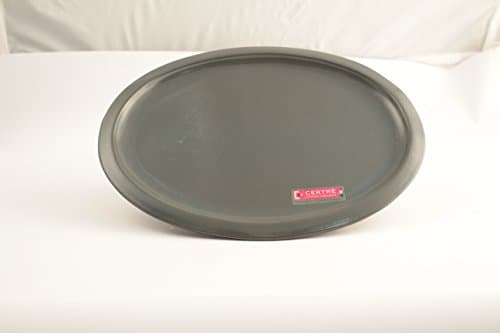 Saucer Oval Stoneware Ceramic Art.S6000- cm.Enamel 33 x 25 x 2h.- – D19 – certre