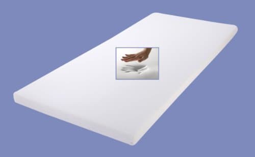 supply24 Visco Elastic Mattress Height 4 or 5 cm 80/90/100 x 190/200, Visco Pad for Mattress Visco Soft/Soft Incl. Cotton Cover Cheap