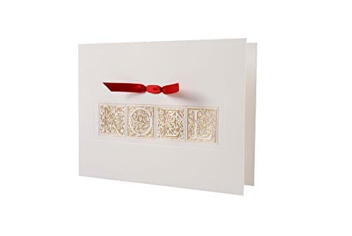 Mount Street Printers Noel Christmas Card with Envelope (Pack of 6)