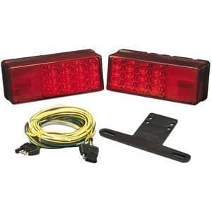 Wesbar 3" x 8" Waterproof LED Over 80" Trailer Light Kit by Wesbar