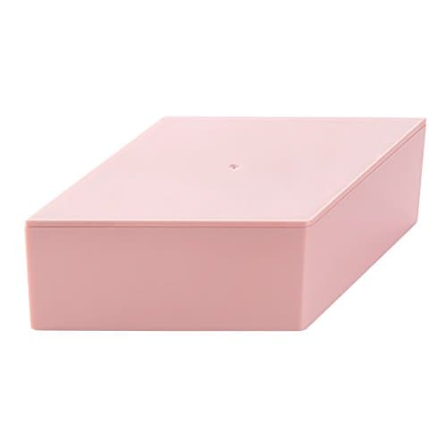 Fruit Box Creative Plastic candy cassette lid dry disk household candy tray storage box Pink