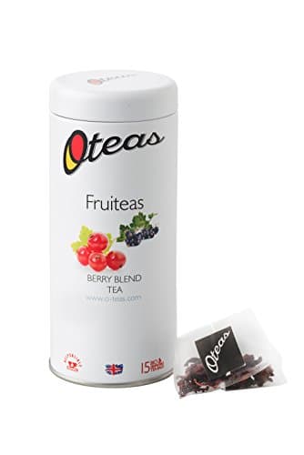 Oteas Fruit Tea Berry Blend Tin (Pack of 3, 45 Tea Bags)
