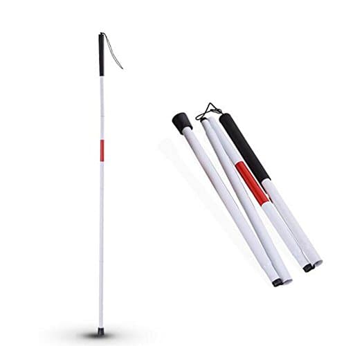 LPY-Folding Crutch Aluminum Alloy, Walking Sticks Suitable For Visually Impaired And Blind