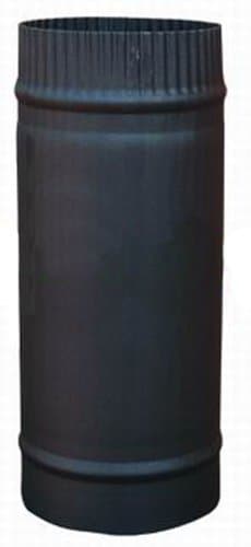 Chimney – Steel – Matte Black – For Wood or Multi-Source Powered Stoves, 30.48 x 12.7 cm (12 x 5 inches)
