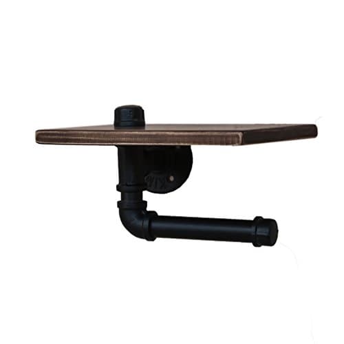Floating Shelves Plumbing Rack Toilet Bracket Iron Pipe Plank LOFT Wall Decoration Industrial wall frame
