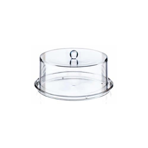 Patience Acrylic Cake Dome with Base Display Stand 345mm x 180mm clear transparent