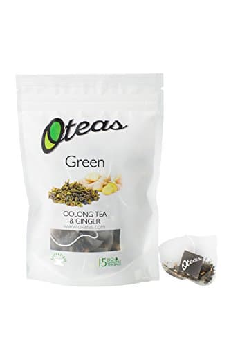 Oteas Oolong Tea And Ginger Green Tea Pouch (Pack of 3, 45 Tea Bags)
