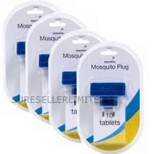 NEW MOSQUITO INSECT BITE REPELLENT PLUG IN 10 TABLETS REFILL REPLACEMENT ADAPTOR (4)