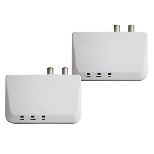 Kiwee Broadband Bonded MoCA 2.0 Ethernet to Coax Adapter, 2 Pack (2 Pack)