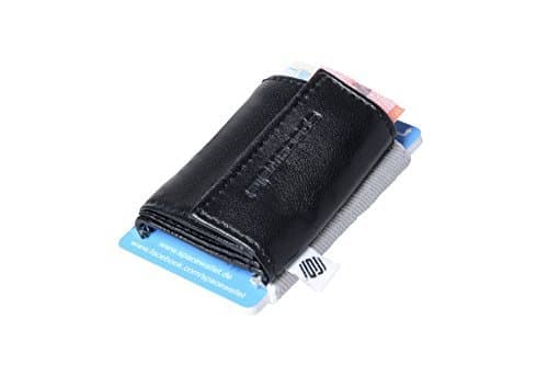 Space Wallet PUSH Money Clip Minimalist Wallet Perfect as a Front Pocket Wallet -  Grey - 