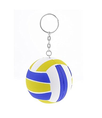 Tery Pu Volleyball Key Chain Elastic Ball