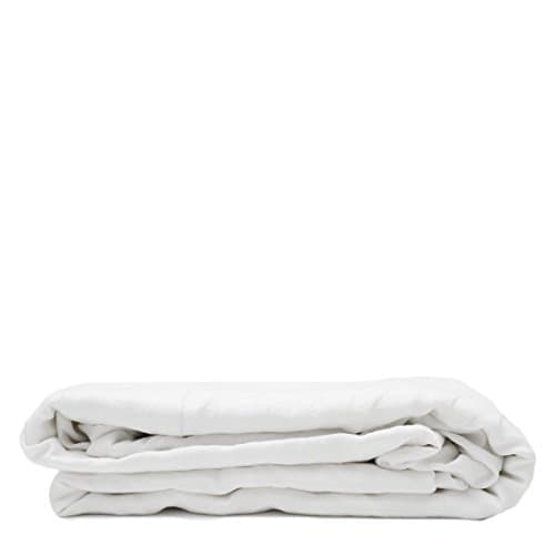 Loomstead Flat Sheet, White,Natural, Heather Charcoal, Heather Navy, Cal King/King, Queen