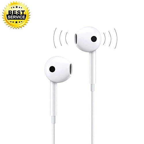 Earphones with Mic and Volume Control Apple, AMPIS In Ear Noise Isolating Earbuds Headphones Wired Headset With Stereo Mic Remote for iPhone 6 / 6s / 6plus, iPhone SE/5s/5c/5, iPad /iPod, Samsung