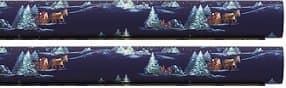 2 Rolls of Classic Christmas Wrapping Paper