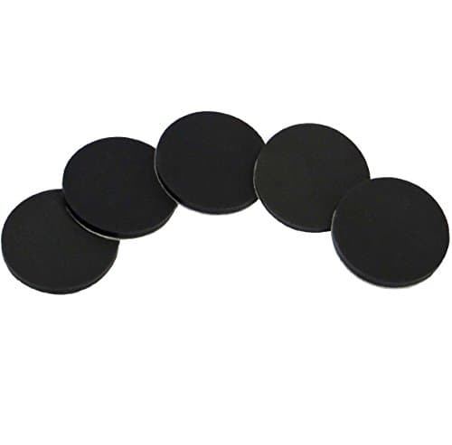 keepdrumKDP Drum Mute Set, Drum Accessories, Drum Muffler Pads for Fur and Cymbal 5 Pieces