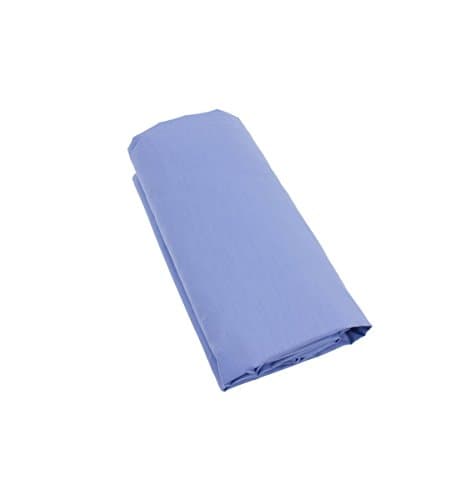 Pure Cotton Percale Fitted Sheet 140 x 190 cm/160 x 200 cm 90 x 190 cm 100% Cotton 80 Count Classic Iron. Machine washable at 30 °C, blue, bonnet:30 - dimensions:160x200
