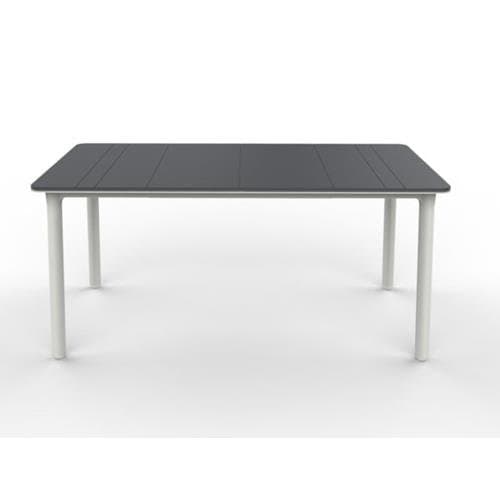 RESINAS OLOT Noa Table 160 x 90 Centimeters Grey/White